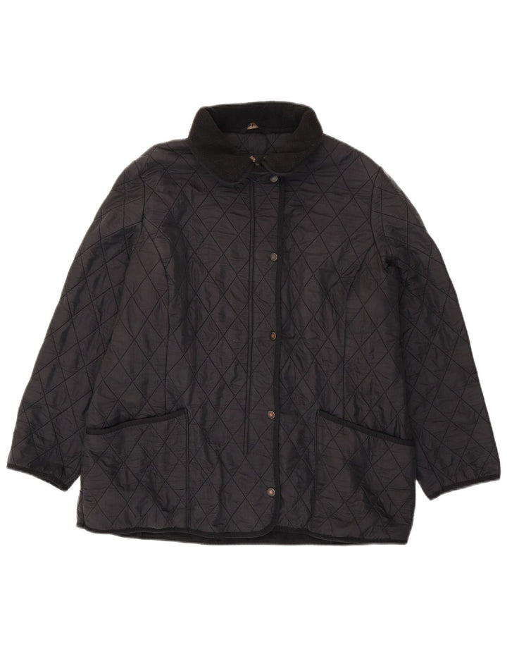 Giacca trapuntata da donna BARBOUR UK 20 2XL Poliammide nera