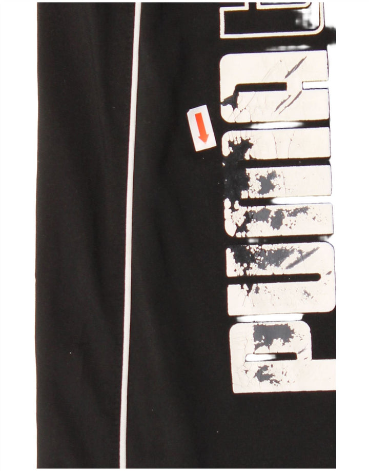 Pantaloni da tuta con grafica PUMA da ragazzo, pantaloni da jogging, 13-14 anni, XL, neri