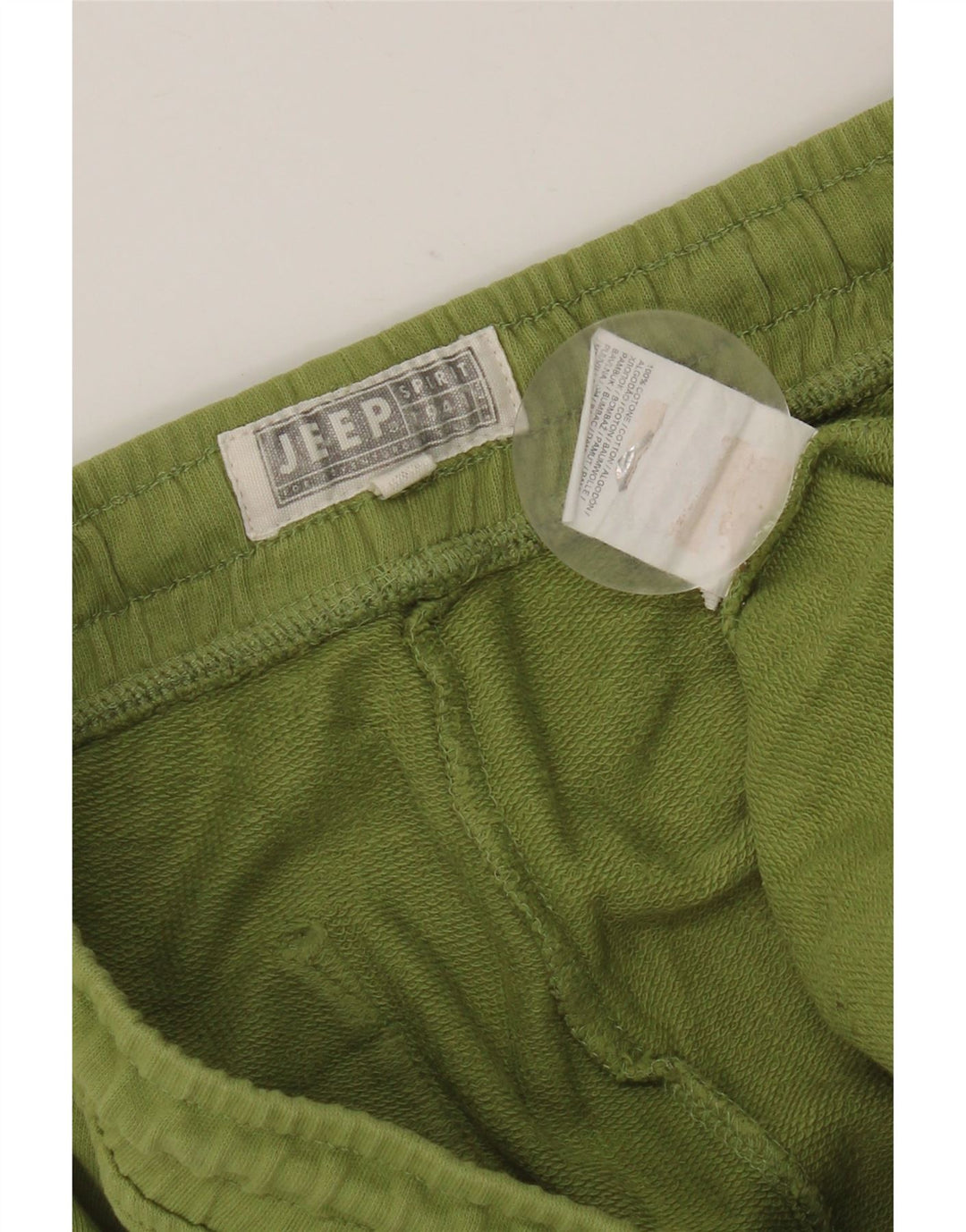 Pantaloncini sportivi grafici da uomo Jeep in cotone verde medio