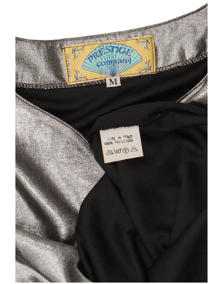 Camicetta a maniche lunghe da donna Prestige UK 12 Poliestere argento medio