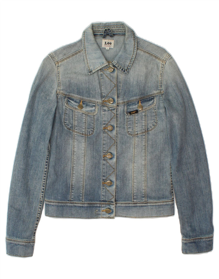 LEE Womens Denim Jacket UK 10 Small Blue Cotton Vintage Lee and Second-Hand Lee from Messina Hembry 