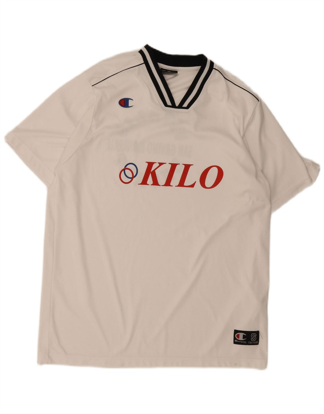 T-shirt grafica da uomo Champion Top piccola bianca