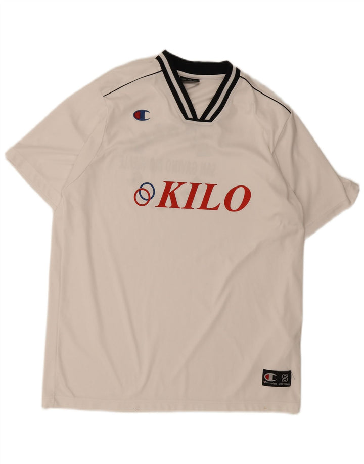 T-shirt grafica da uomo Champion Top piccola bianca