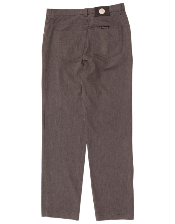 Pantaloni Casual Dritti Uomo Trussardi W35 L32 Poliestere Grigio