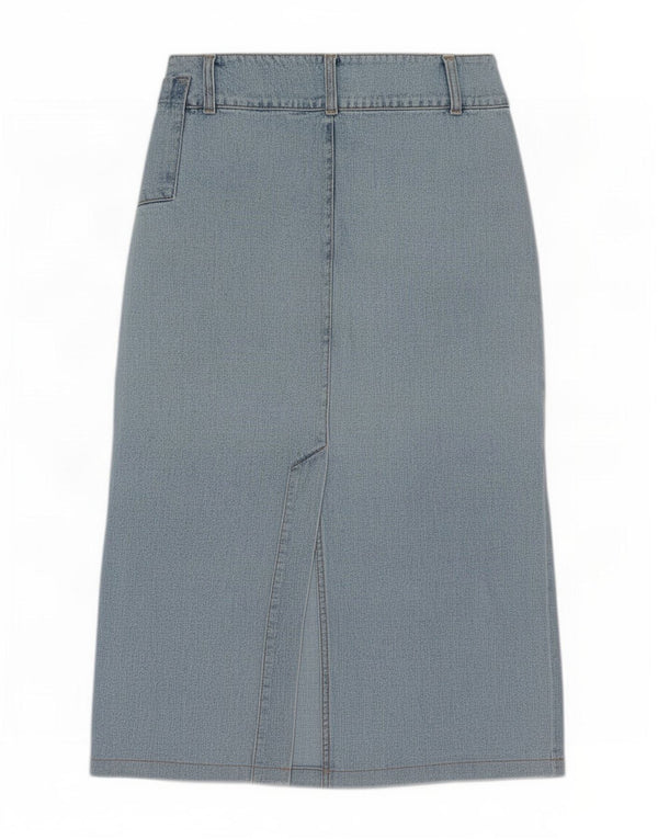 Rifle Womens Denim Skirt W28 Medium Blue Cotton