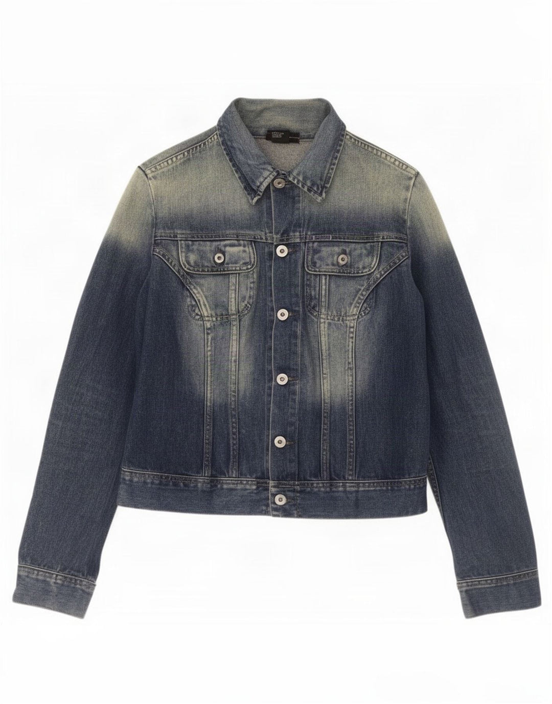 Giacca di jeans da uomo Diesel UK 12 Cotone color block blu medio