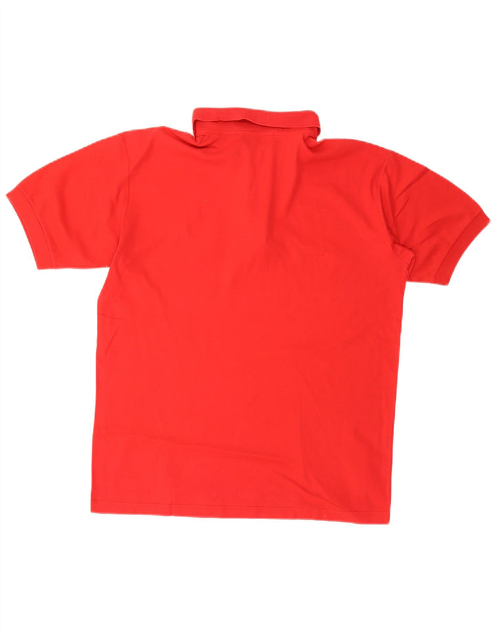 CONTE OF FLORENCE Mens Polo Shirt IT 46 Small Red