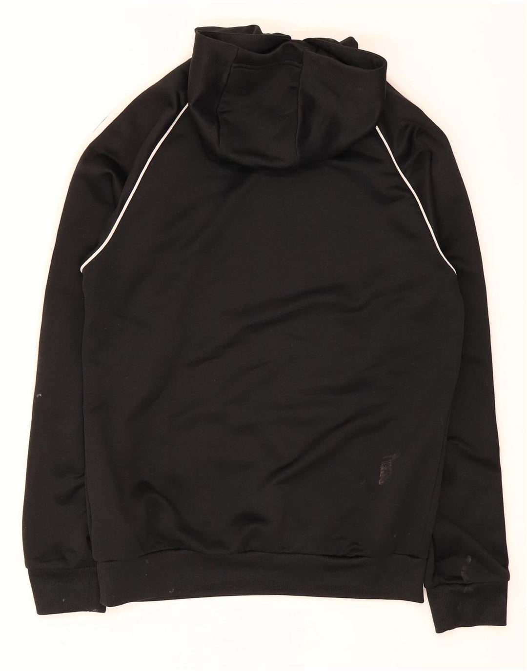 Felpa con cappuccio da uomo Adidas XS nera in poliestere