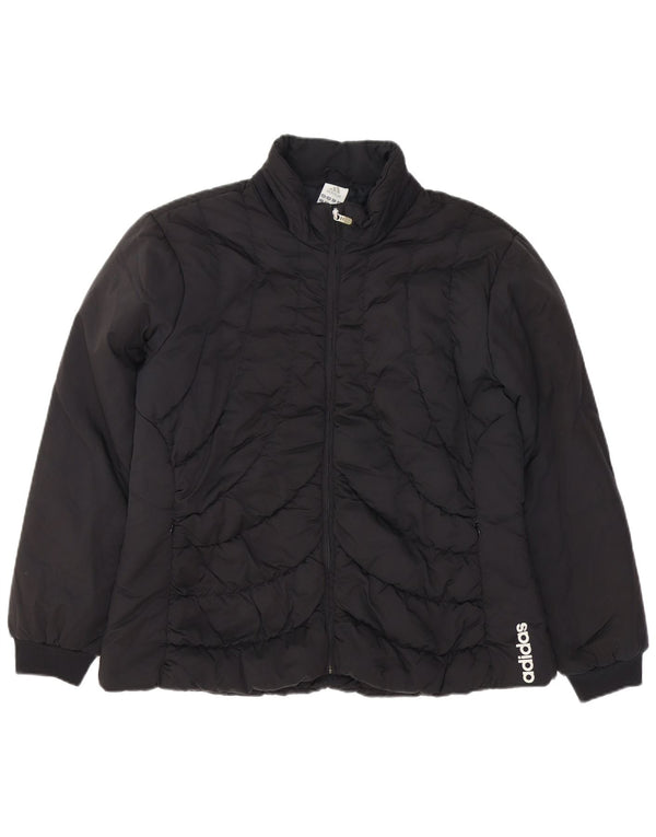 ADIDAS Womens Padded Jacket UK 22 3XL  Black Polyester