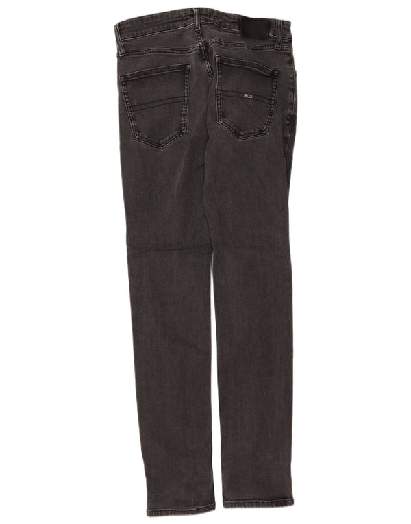 Jeans slim da donna Tommy Hilfiger W32 L34 cotone nero