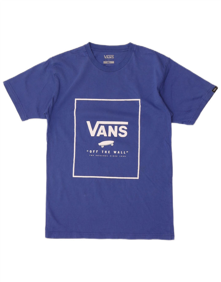 T-shirt grafica da uomo con vestibilità classica Vans, piccola, blu