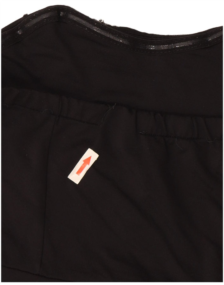 Abito peplo senza spalline da donna Zara UK 10 piccolo nero in poliammide