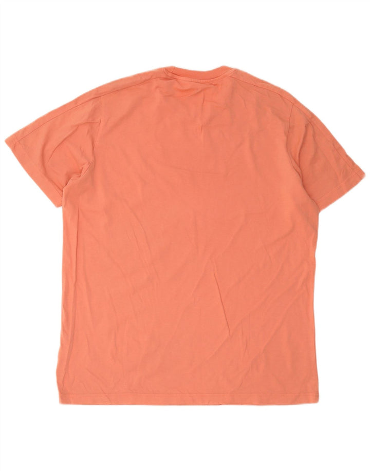 Maglietta Adidas da uomo Top Large in cotone arancione