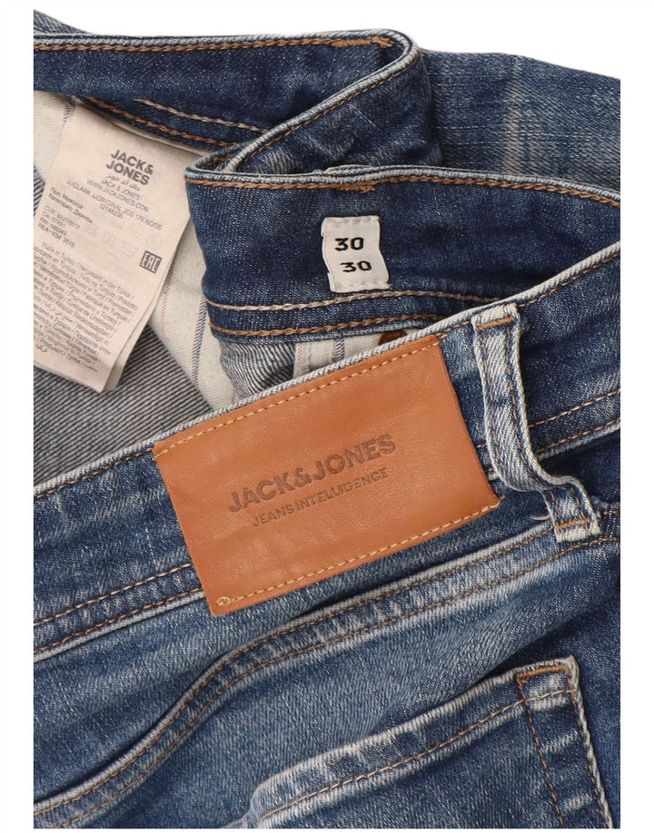 Jeans slim da uomo Jack & Jones W30 L30 cotone blu
