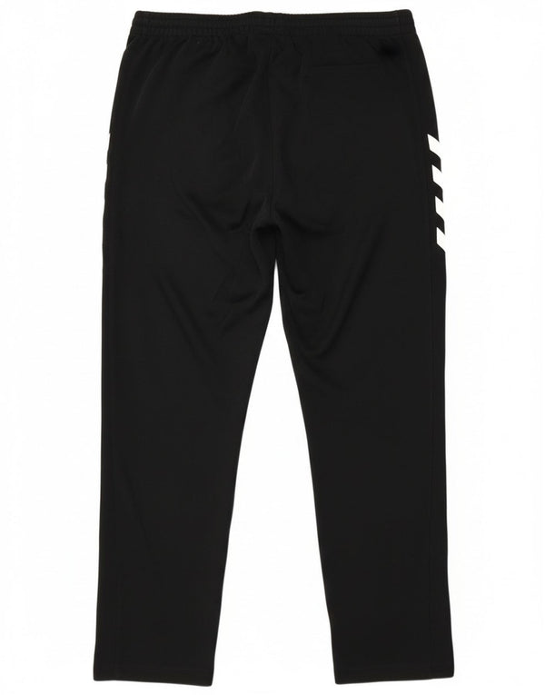 Pantaloni da tuta da uomo Hummel grandi in poliestere nero