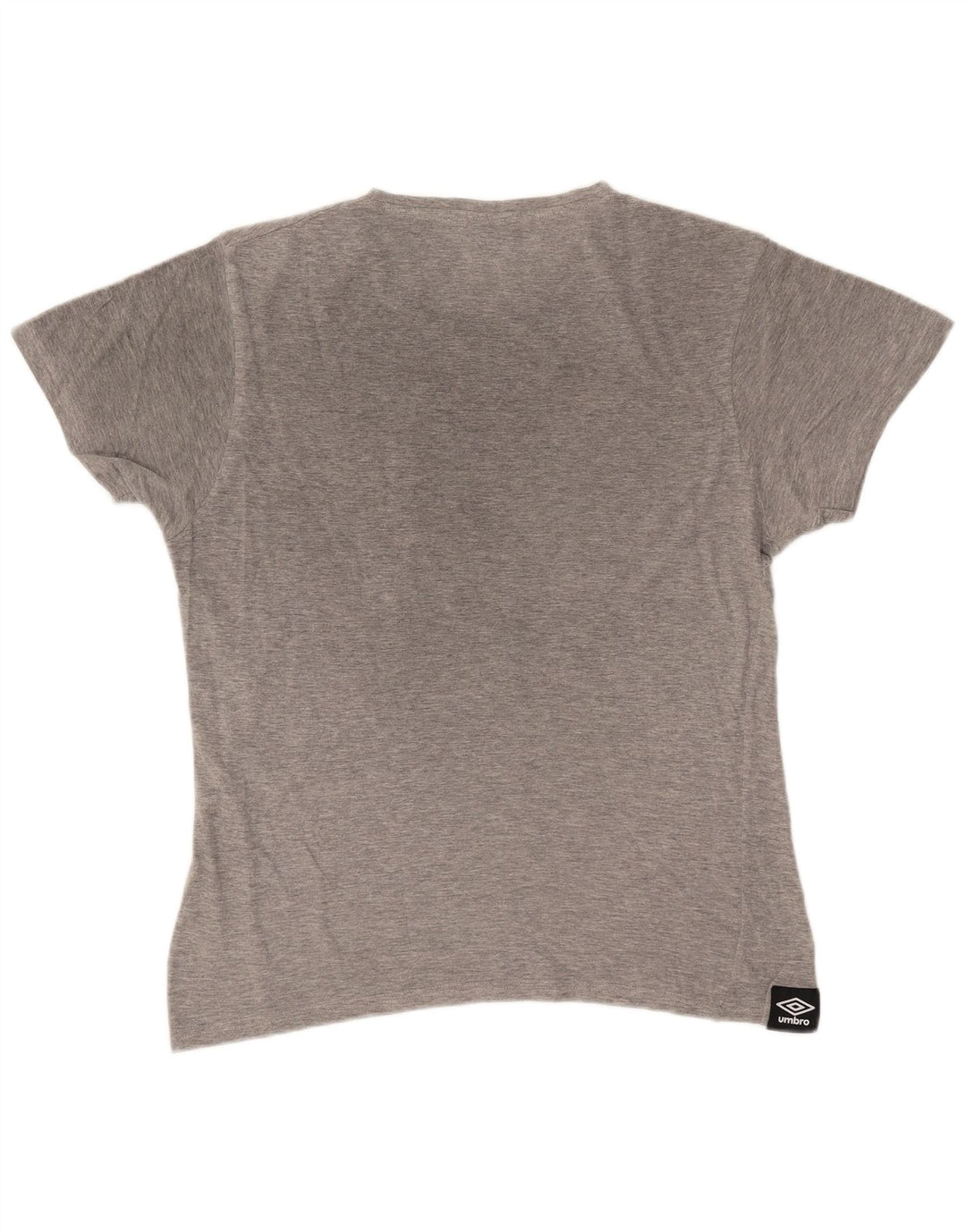 T-shirt grafica da uomo Umbro Top in cotone chiazzato grigio medio