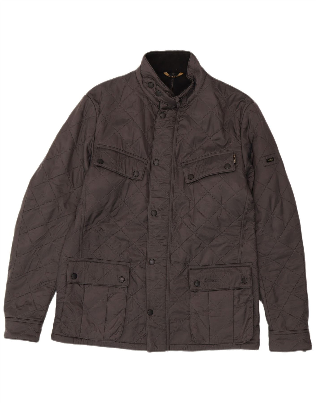 Giacca trapuntata da uomo Barbour UK 40 Large in poliammide grigia