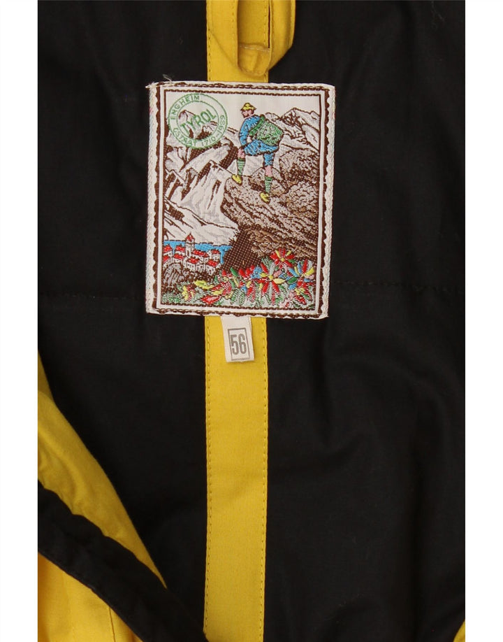 Giacca multiuso oversize da uomo VINTAGE IT 56 3XL Cotone giallo