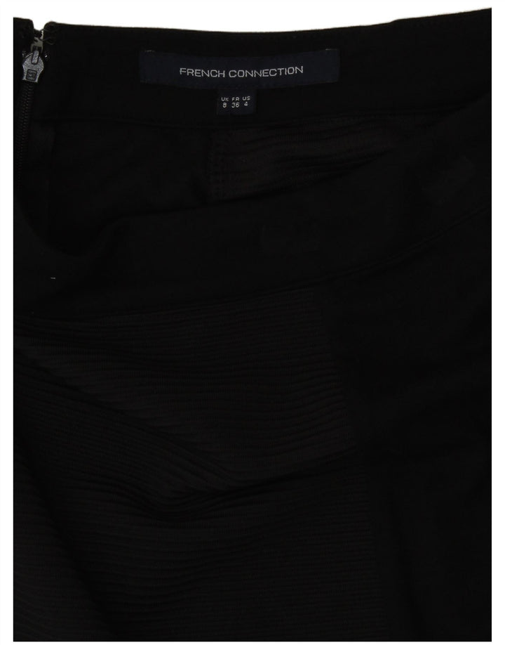 Gonna a tubino da donna French Connection UK 8 piccola W26 poliestere nero
