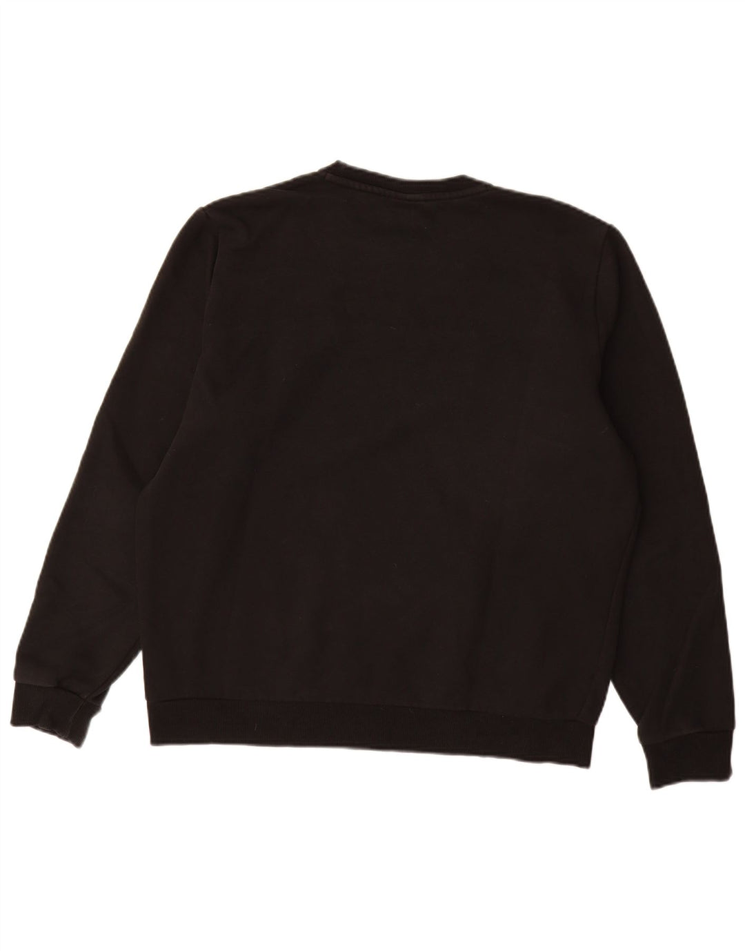 PUMA Felpa con grafica da uomo Maglione grande in cotone nero