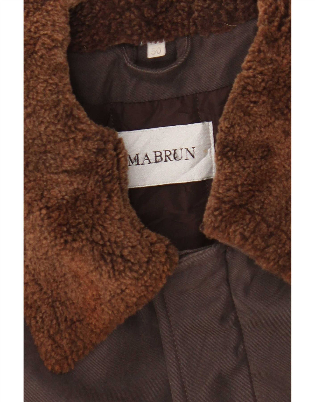 Giubbotto bomber da uomo Mabrun IT 50 Large Marrone Poliestere
