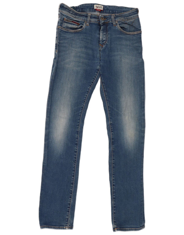 Jeans slim da uomo Tommy Hilfiger W30 L32 cotone blu