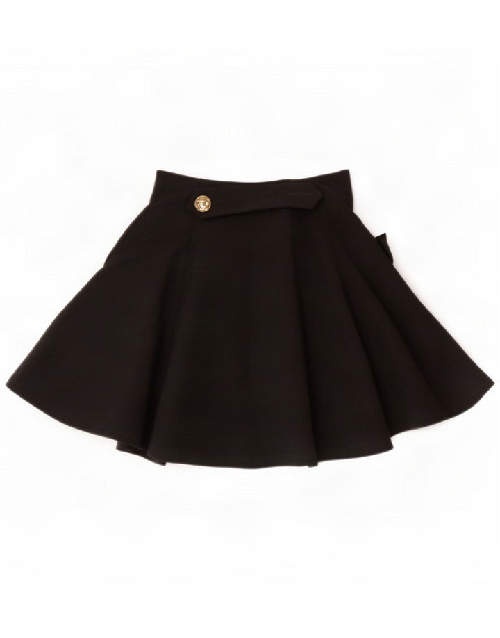 Moschino Gonna a portafoglio da donna UK 8 Small W24 Black Wool