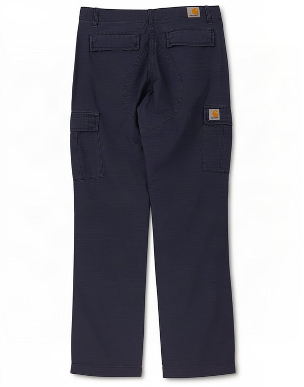 Pantaloni cargo dritti da uomo Carhartt W30 L30 in cotone blu navy