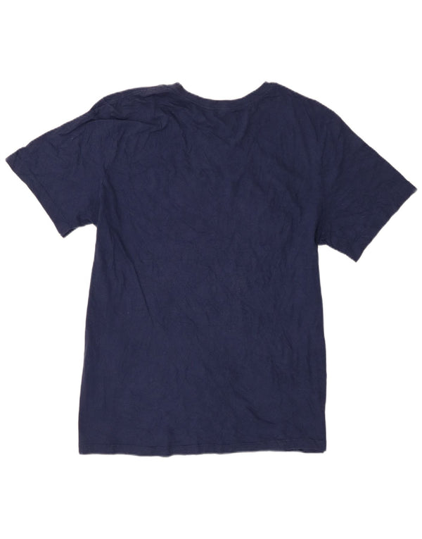 T-shirt grafica Nike Braves Champions da uomo XL in cotone blu navy