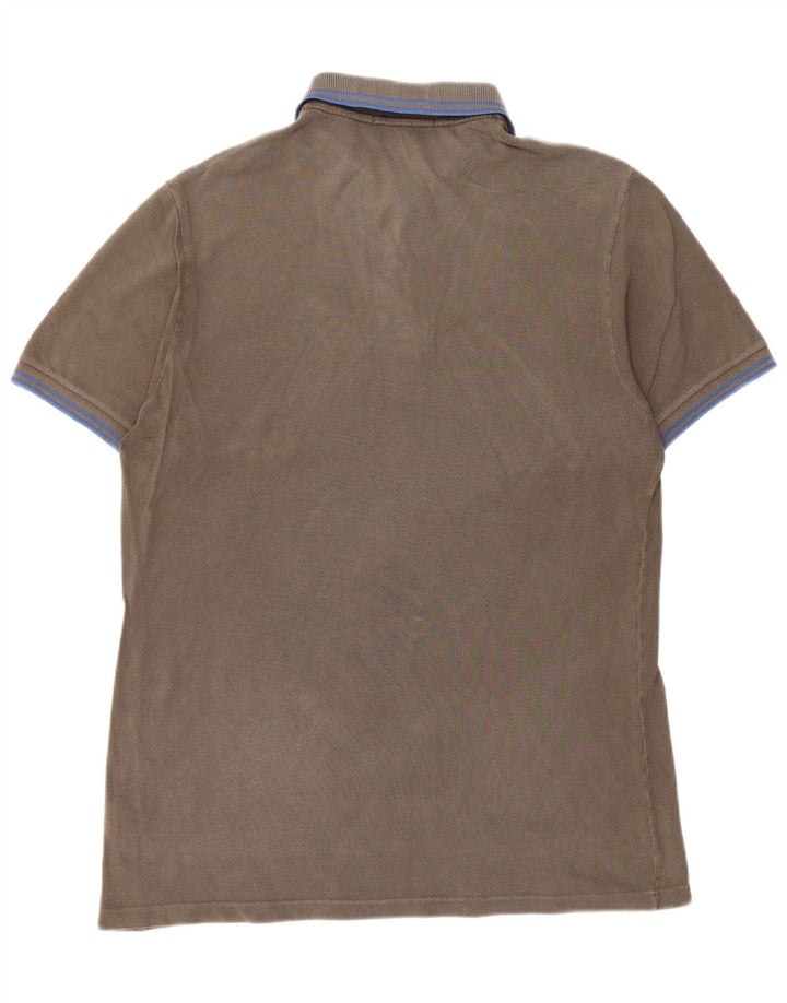 Polo da uomo FRED PERRY in cotone grigio medio