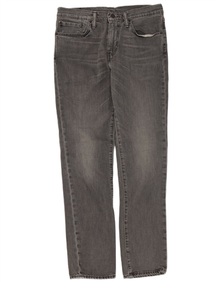 Levi's Uomo 511 Slim Jeans W32 L32 Cotone Grigio