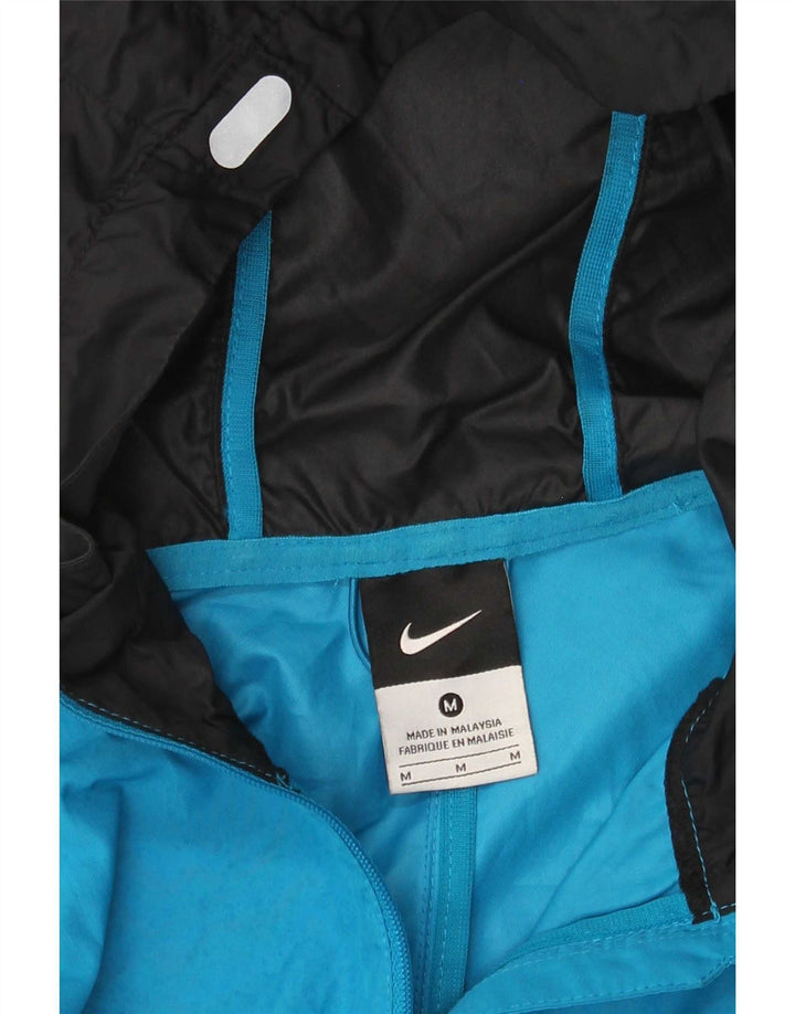 Giacca da ginnastica con cappuccio da donna Nike UK 14 blu medio