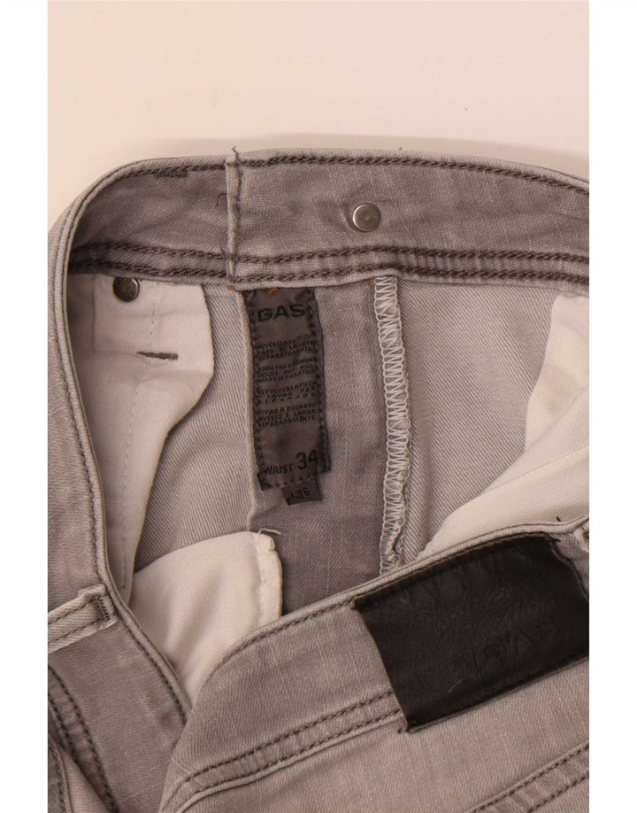 Jeans dritti da donna Gas W34 L31 Grigi