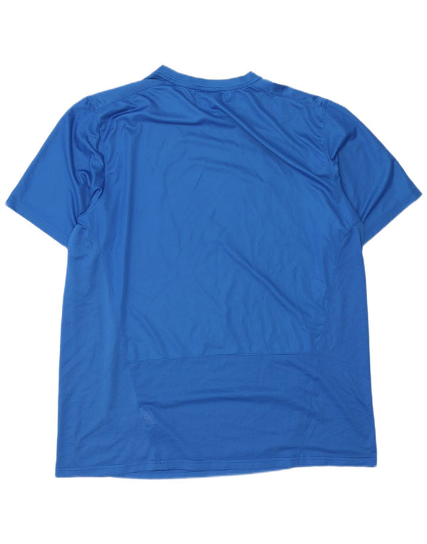 T-shirt da uomo Nike Top 2XL blu poliestere sportiva
