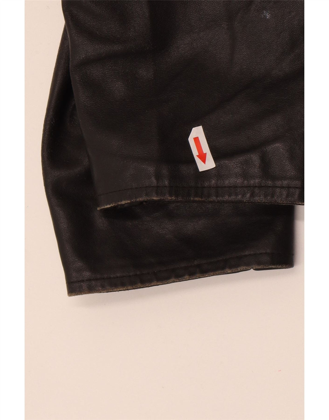 Giacca in pelle da donna Sasch UK 14 grande in pelle nera
