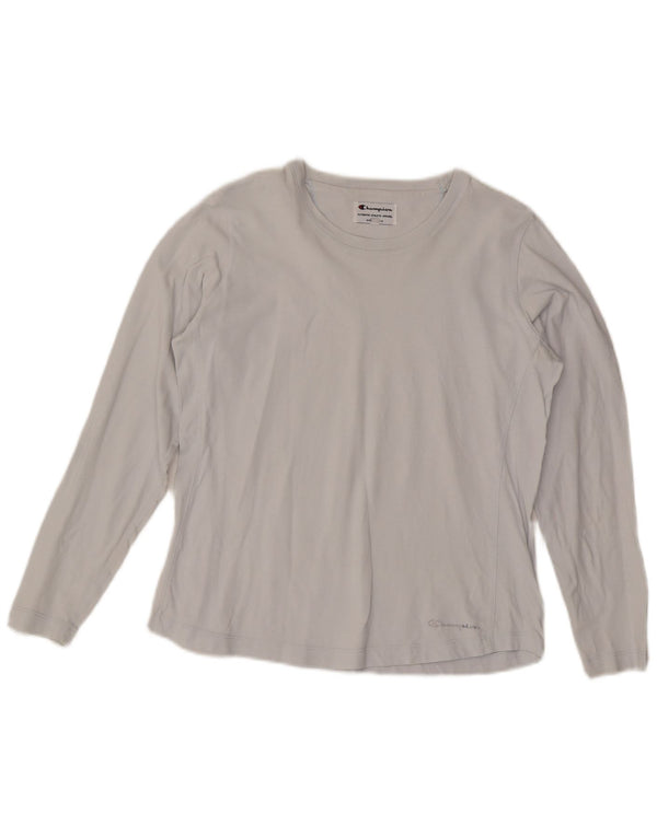 Maglia a maniche lunghe da donna Champion UK 14 Cotone grigio medio