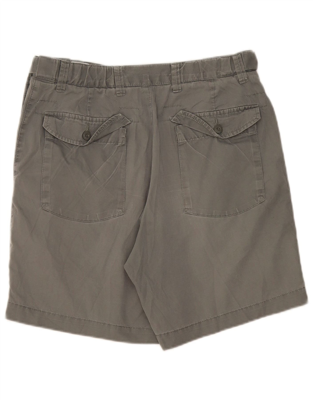 Pantaloncini chino da uomo Marks & Spencer W32 cotone grigio medio