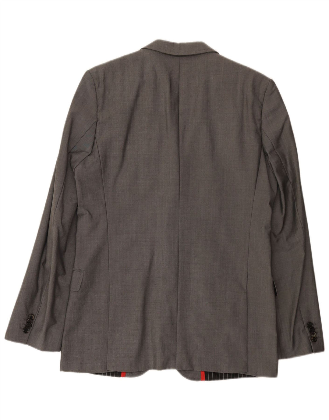 Giacca blazer a 2 bottoni da uomo Hugo Boss EU 48 lana grigio medio