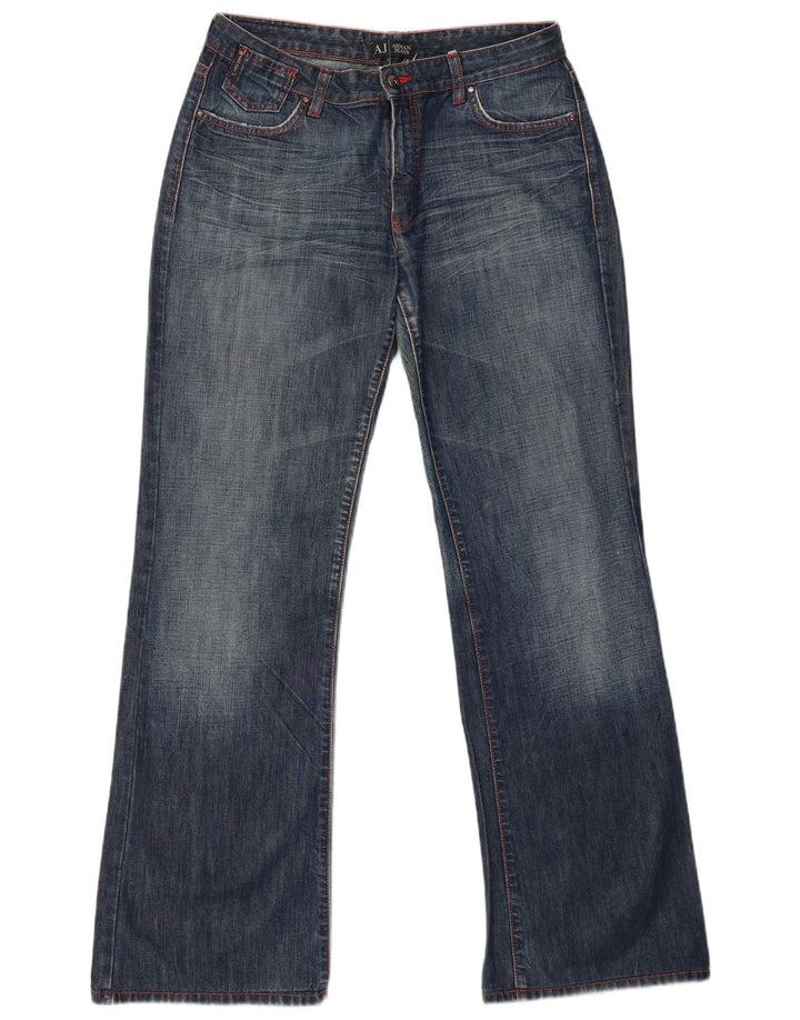 Jeans svasati da donna Armani W31 L32 cotone blu navy