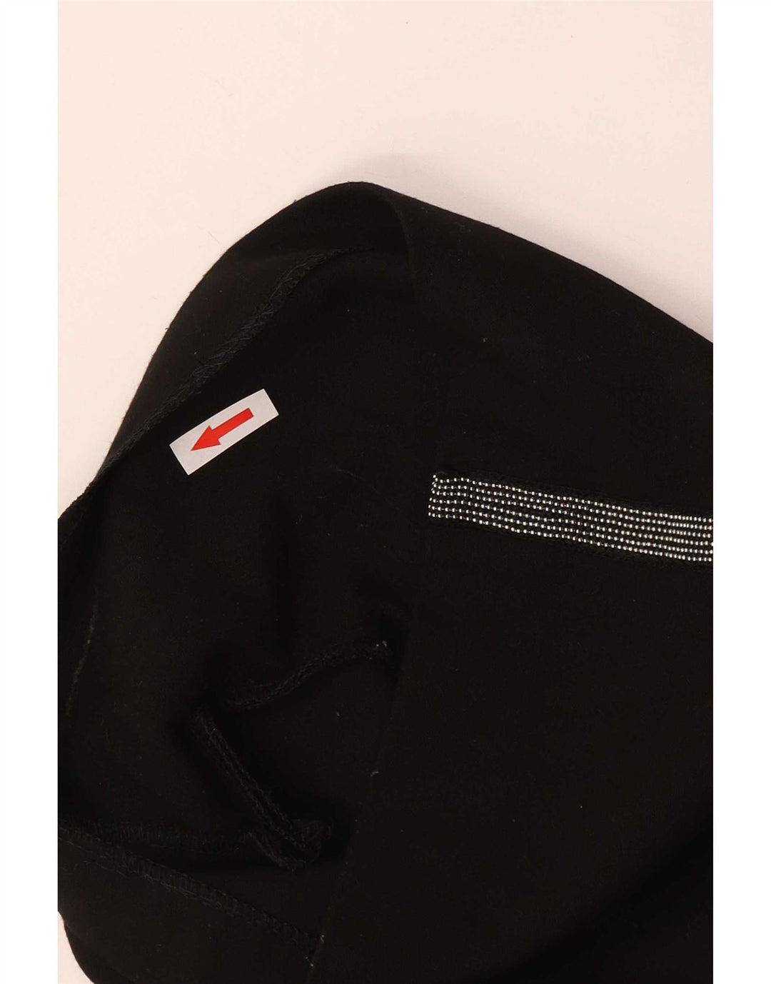 Pantaloni caldi a vita alta da donna Zara XS W24 poliestere nero