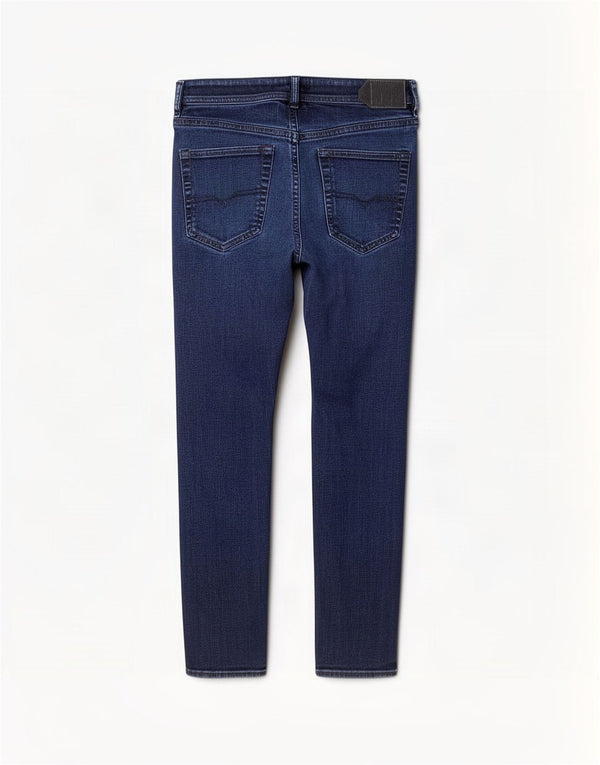 Diesel Uomo Buster Regular Slim Tapered Jeans W32 L30 Cotone Blu