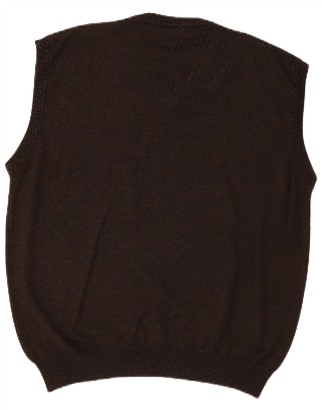 DANILO Mens Vest Tank Top XL Brown Wool