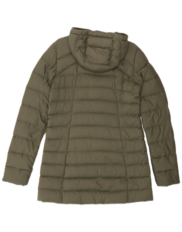 Cappotto imbottito con cappuccio da donna The North Face UK 14 Nylon kaki medio