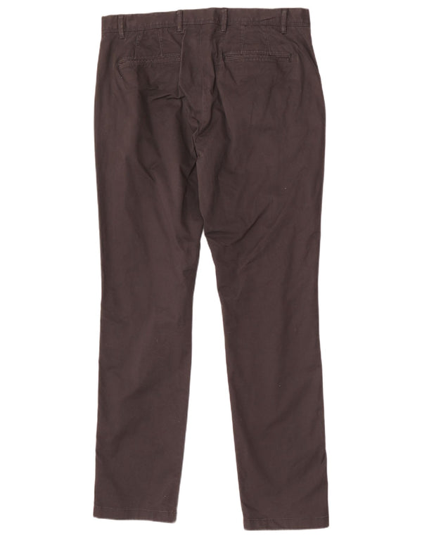 Pantaloni chino vestibilità regolare da uomo Reiss W34 L32 cotone nero
