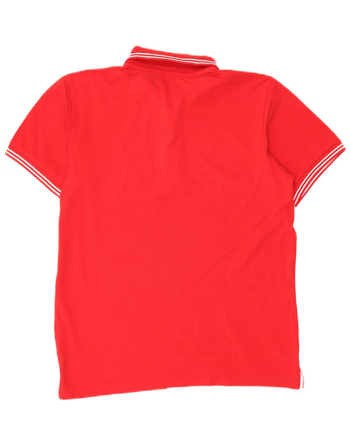 Polo Kappa Uomo Large Rossa In Cotone