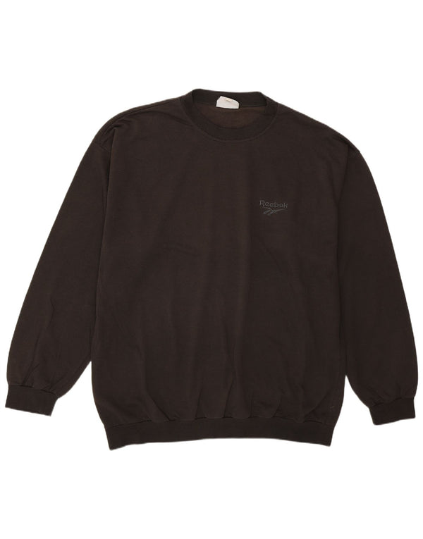 Felpa Reebok Uomo Maglione 2XL Marrone