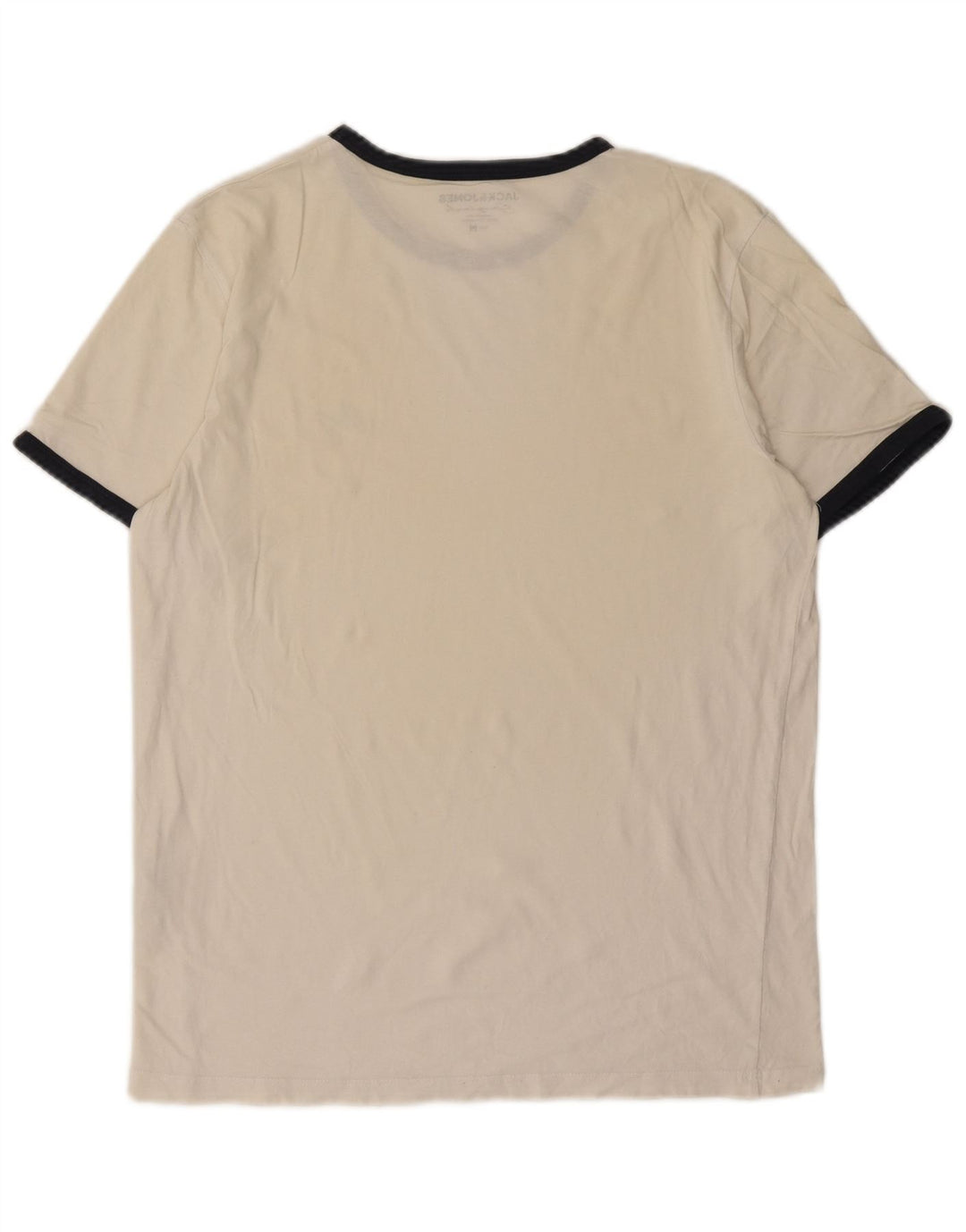 T-shirt da uomo Jack & Jones Top in cotone bianco medio