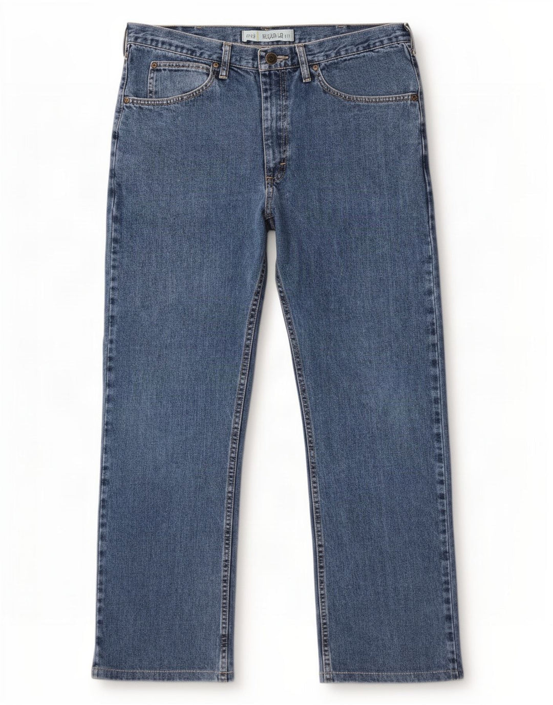 Jeans dritti Lee da uomo vestibilità regolare W36 L32 cotone blu
