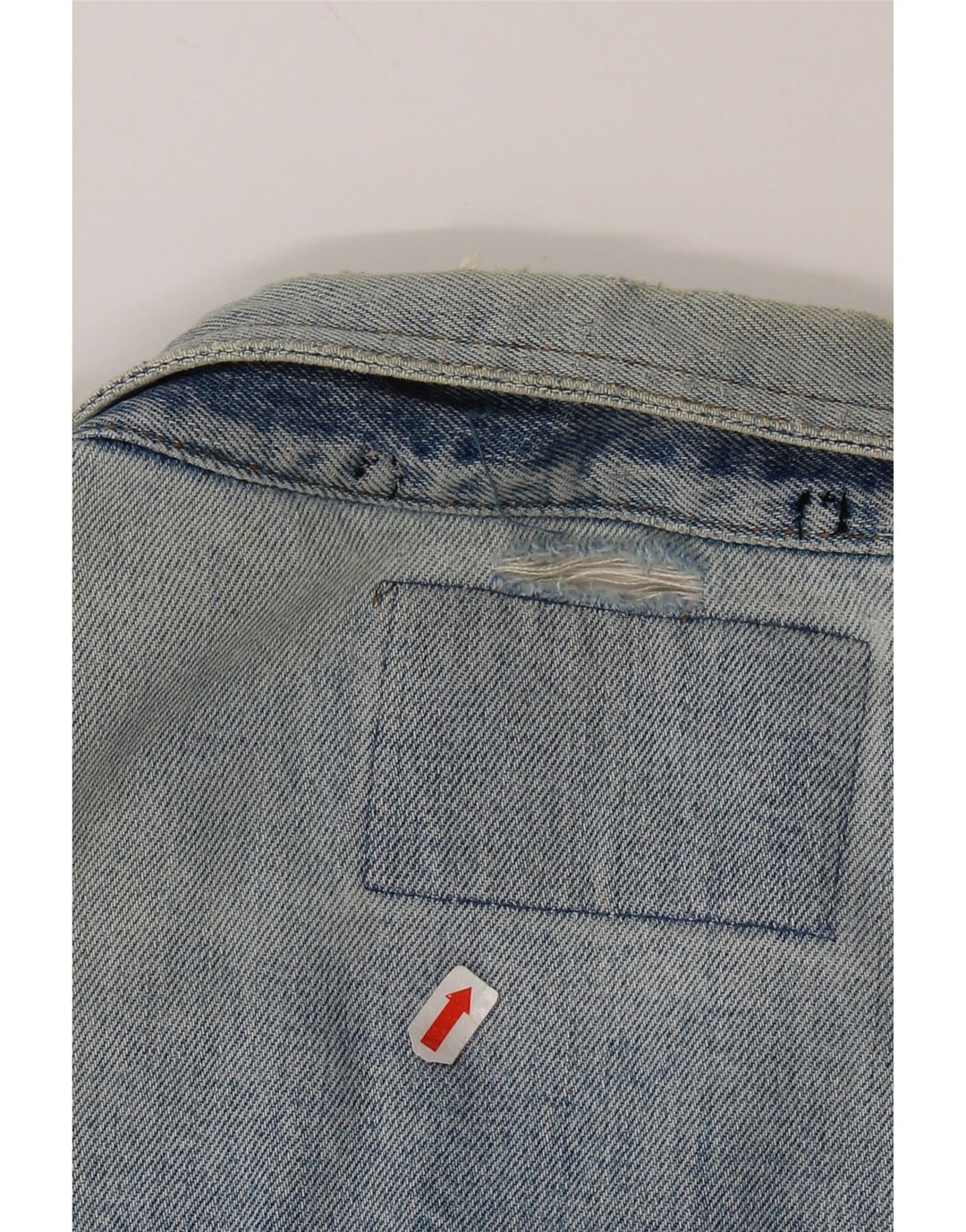 Giacca di jeans oversize da donna JEP'S UK 10 piccola in cotone blu