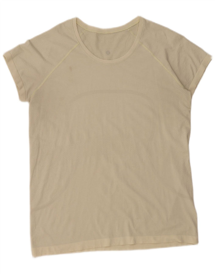 T-shirt da donna Lululemon Top UK 16 Large Beige